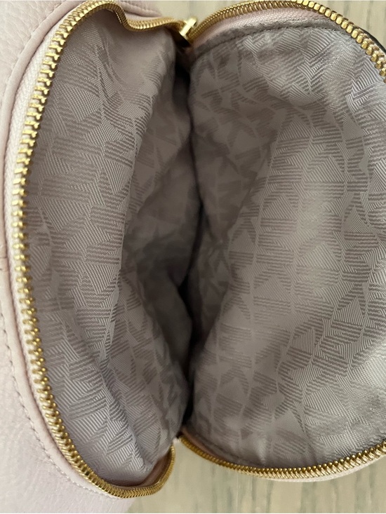 Michael Kors Blush Pink Pebbled Leather Mini Backpack main image 2